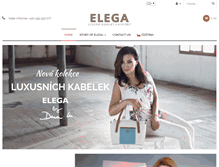 Tablet Screenshot of elega.cz